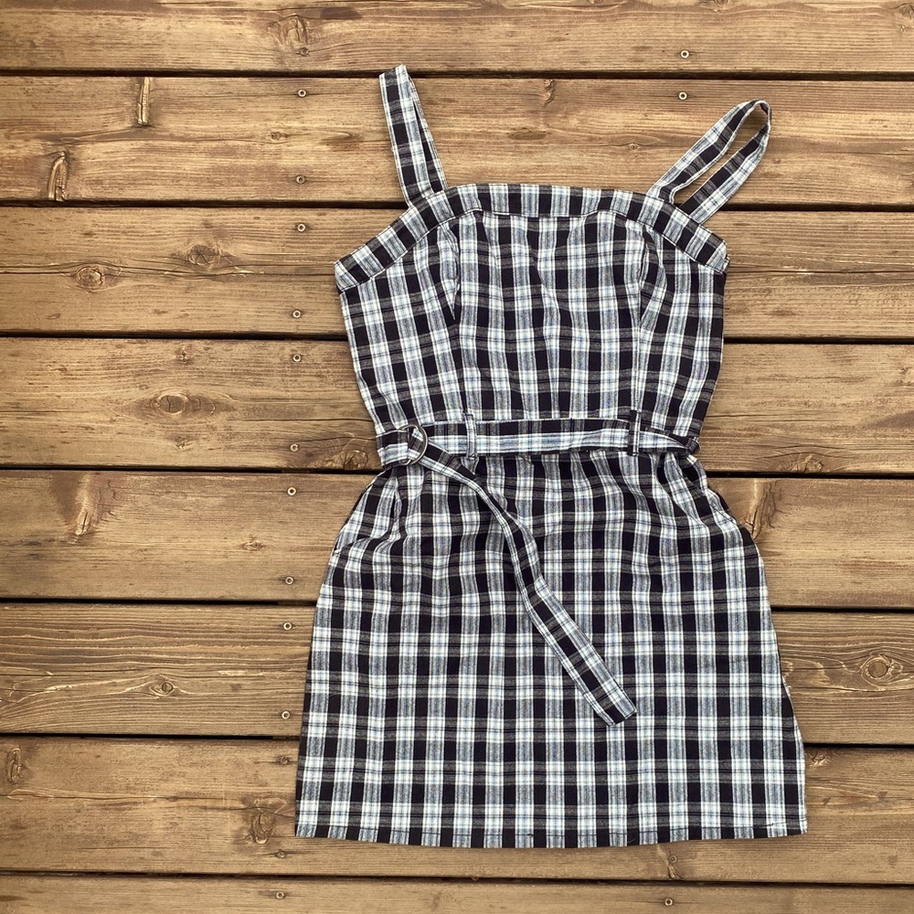 🏁 NWT Hollister Plaid Dress, size Large
